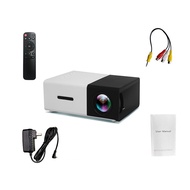 YG300 โปรเจคเตอร์4k เครื่องฉาย mini เครื่องฉายหนัง 1080P Mini projector มินิโปรเจคเตอร์ ต่อกับโทรศัพ
