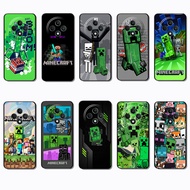 for 3c OPPO F5 F7 F9 F11 F25 F27 K12X R9S NS42 Minecraft game Fashionable soft black phone case