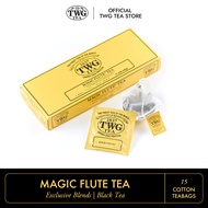 TWG Tea | Magic Flute Tea, Black Tea Blend in 15 Hand Sewn Cotton Tea Bags in Giftbox, 37.5g