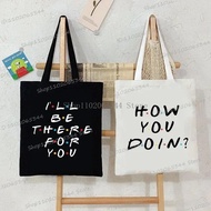 HOW YOU DOING Graphic Tote Bag for Women Friends Tv Show Canvas Handbags Fashion Women Shoulder Bag 