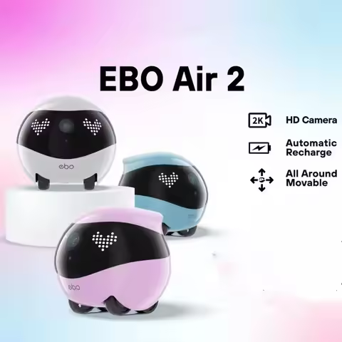 New Enabot EBO AIR2 Intelligent Robot Wireless Camera Robot Remote Monitoring Pet Companion Robot Re