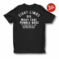 Vintage Retro Muay Thai Kick Boxing 8 Limbs Muaythai T-Shirt
