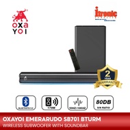 OXAYOI EMERARUDO SB701 BTURM SUBWOOFER WITH SOUNDBAR