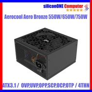 Aerocool Aero Bronze 550W Powersupply ATX3.1 80+ Bronze 550W-F