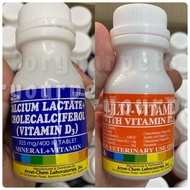 Arvet Multivitamins and Calcium Lactate and Cyanocobalamin B12