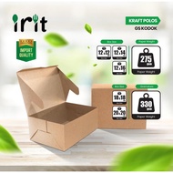 Snack Box 12x12 12x14 12x16 Brown Kraft Bread Cake Box Size 12 x 12 12 x 14 12 x 16 Contents 100 Pcs