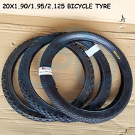 20 x 1.90 / 1.95 / 2.125 Tayar Basikal (Camel / FKR)/ 20 X 1.90/ 1.95 / 2.125 Bicycle Tyre (CAMEL / 