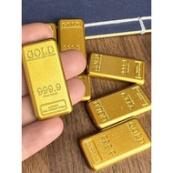 Bangladesh Gold Nugget Gold Bar Sand Gold Solid Gilt Gold Bar Gold Bar Ornament Gold Brick Creative 
