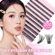 GENIELASH 60D/80D/100D Clusters Eyelash Hot Sales Lashes Natural DIY Eyelash Extension Kit
