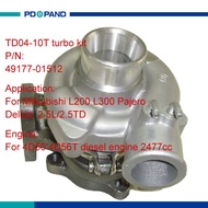 water cooled turbine turbocharger TD04-10T compressor 49177-01512 MD194841 for Mitsubishi 2.5L 4D56 4D56T diesel engine