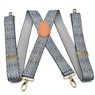 Suspenders Elastic British Men's Hook Buckle Trousers Suspenders Suspenders Men's Clip Suspenders Ad