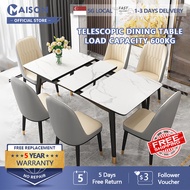 MAISON Dining Table Set Sintered Stone Extendable Dining Table Long Table Marble Table Foldable Dining Table