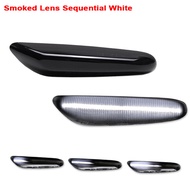 2x Dynamic LED Fender Light Side Marker For BMW 1 3 5 serie E46 E60 E61 E81 E82 E87 E88 E90 E91 E92 