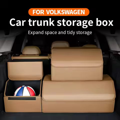 Storage Box Large Capacity Foldable For Volkswagen Golf 4 5 7 VW ID3 ID4 ID.Buzz Polo Passat B6 Trun