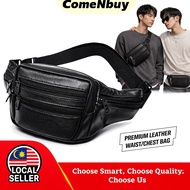 HotSales Waist Bag PU Leather Casual Wear Motorcycle Accessories Pouch Bag Men Beg Pinggan Lelaki Pu