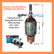 Rotor cưa gỗ MAKITA N5900B AMY235B 9 Răng Thân 49mm 220V - Tặng chổi than