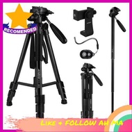 BEST SELLER Andoer TTT-03 2-in-1 Photography Tripod Monopod Stand Aluminium Alloy 3-Way Swivel Pan H