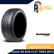 RADAR 205/45R17 84W DIMAX R8 RUN FLAT TIRES (RFT) CHINA