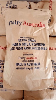 นมผงเบเกอรี่หัวนมผง (Dairy Australia) 25 kg