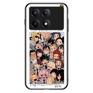 Phone Case POCO X7 X6 X5 X3 PRO GT 4G 5G TPU Rubber Softcase My Hero Academia