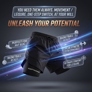 Unisex Sportswear Shorts 2 in 1 Dri Fit Quick Dry Gym Shorts Cycling Shorts for Running Swimming