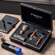 【FREED】雙刃刮鬍刀尊爵禮盒 多色可選 客製化刻字 男生生日禮物