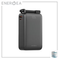 ENERGEA ComPac Ultra 67 20000mAh Power Bank With Build In USB-C Cable PD67W - Gunmetal