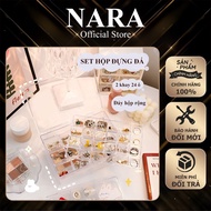 2-Tier, 3-Tier Mica Charm Tray with Separate Compartments - Decorative Accessory Container Pieceg Na