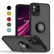 Armor Matte Case For T-Mobile Revvl 6X 6 Pro T Phone 5G Cover Ring Magnetic Holder Stand Shockproof 