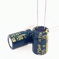 25V 470UF 8*12  high frequency low impedance aluminum electrolytic capacitor 470uf 25v 20%