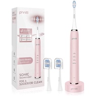 Phniti Electric Toothbrush with 2 Minute Timer, Waterproof for Bath and Shower