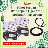 Arabic igal headband and turban almas arafat/ package igal turban almas/ package almas and igal pack