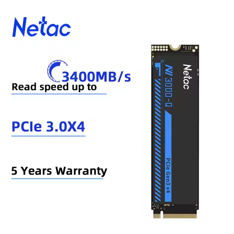 Netac NVMe SSD M2 1TB 2TB 512GB 3400MB/s SSD PCIe3.0 M.2 2280 SInternal Solid State Drives Disk NV30