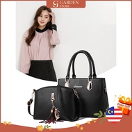 GS Fashion 2 In 1 Set Women Casual Korea PU Leather Cross Body Handbag 425