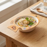 Weaning bowl, porridge bowl, rice bowl for babies, convenient fish-shaped design, safe ABS material 