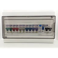 (10 MCB) MAXGUARD DB 14 Way 40A Complete Set With 40A MCB Main Switch