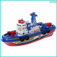 Alia Novelty Ocean Liner Cruise Ship Music Light Children Electric Steamship Toys
