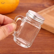 thewoodfameing 1Pc 40ml Jam Honey Jar Portable Leakproof Coffee Milk Juice Bottle With Lid Home Part