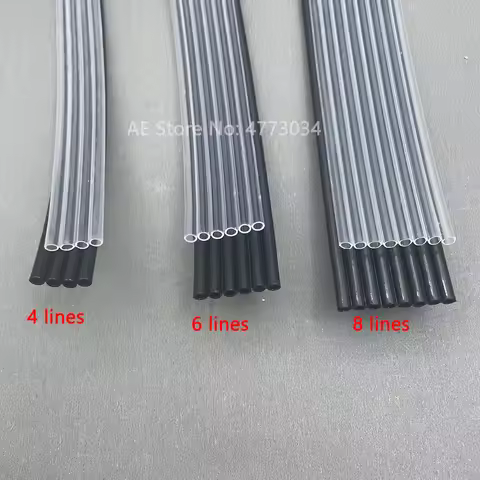 10 Meter Ink Tube 4 6 8 Lines Ways Solvent UV For Epson Roland Mimaki Mutoh Printer XP600 TX800 DX4 