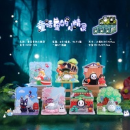 Bandai | Anime Figurine Blind Box Hayao Miyazaki Fairy Tale Elves Mysterious Box Anime Model Kids Bi