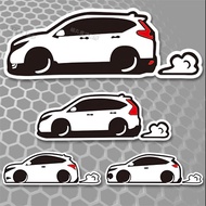 CR-V CRV4 CRV4.5 CRV5 FIT3 CRV Small Car Picture Model Sticker Rear Gear Q Original For Camping