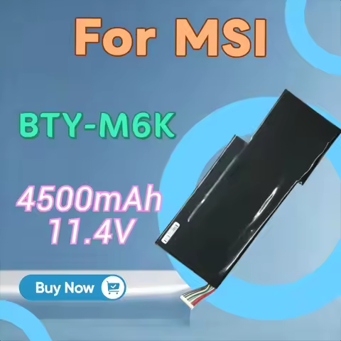 BTY-M6K for MSI MS-17B4 MS-16K3 GS63VR 7RG-005 7RG GF63 8RD-031TH 8RC GF75 Thin 3RD 8RC 9SC Laptop B