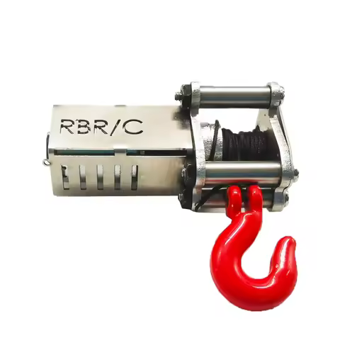 For WPL Automatic All-Metal Winch For 1/16 WPL C34 C34K C34 MN RC Car DIY Upgrade Parts