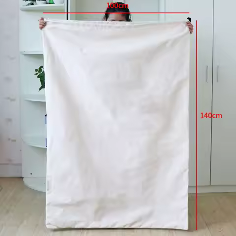 Green Extra Large Canvas Heavy Duty Laundry Bags Durable Thicken Storage Bag Closet Organizer for Bl