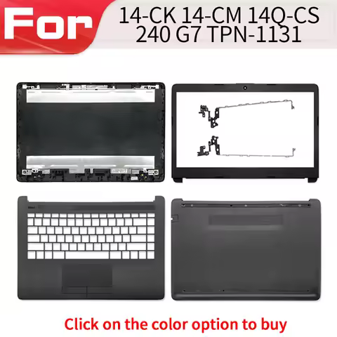 Black New Repalce Cover For 14-CM 14-CK 14-DG 240 G7 245 246 G7 Laptop Housing Case LCD Back Cover/P