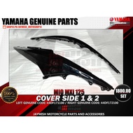 Mio MX / MXi 125 Side Cover 1 & 2 Yamaha Genuine 44D Fairings Black Metallic