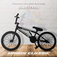 Minion Cycle Pacific Cutting Sticker Variasi Sepeda Frame Aksesoris Body Style Lipat Keren Bodi Samp
