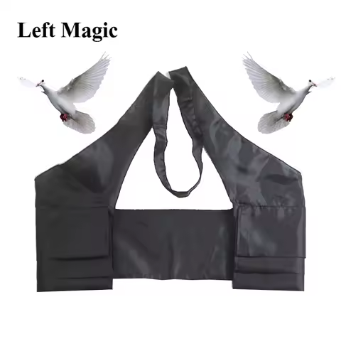 Dove Vest ( 6 Pockets Vest ) Magic Trick Vest To Dove Close Up Stage Props Apperring Dove Gimmick Co