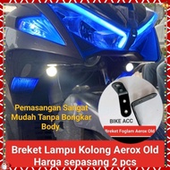 Al ghozaly Foglamp Bracket Aerox Old Aerox New 155 Spotlight Bracket Under Aerox 155