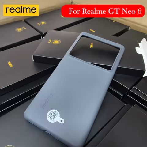 Original Case For Realme Gt6 Global Version Airbag Back Cover Case for Realme GT Neo 6